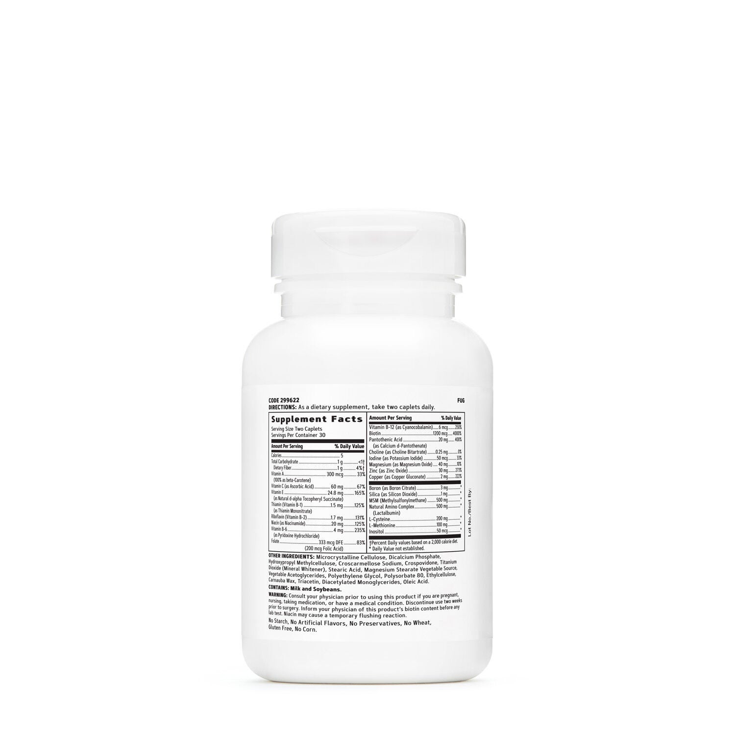 Ultra NourishHair&trade; - 60 Caplets (30 Servings)  | GNC